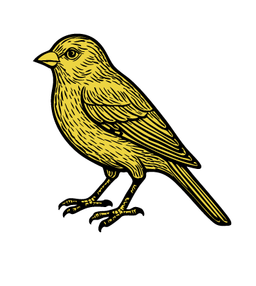 El canario, emblema y narrador de Herencia de Hacienda